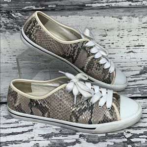 Cole Haan Snakeskin 'Air Laurie' Lace up Sneaker Size 10